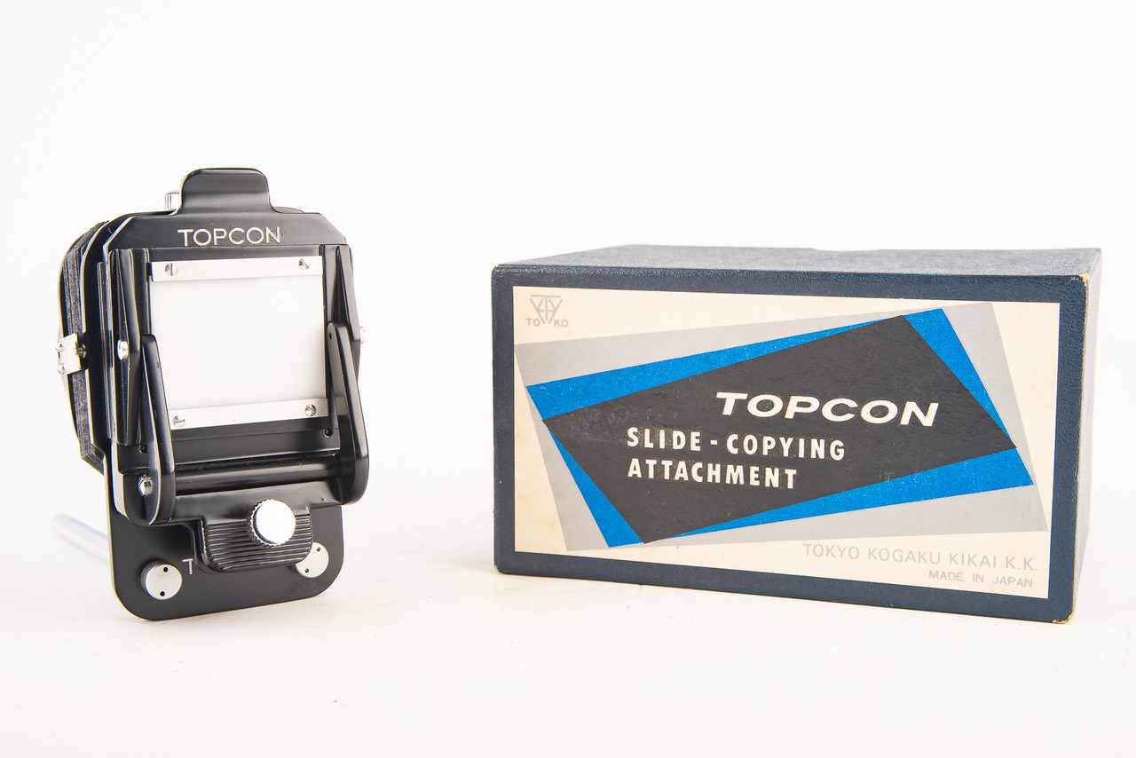 TOPCON SLIDE-COPYING アタッチメント　未使用 Topcon Slide Copying Attachment Vintage in Original Box MINT V16