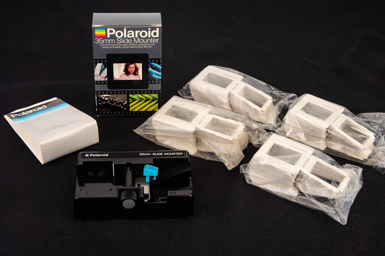 Polaroid 35mm Slide Mounter Transparency Film Cutter NEW in Box w