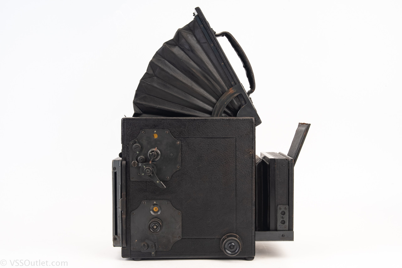 フィルムカメラ AUTOFLEX VIEWER ANASTIGMAT 1:3.2 #733 Graflex Auto 4x5 Large Format Camera Accordion Hood 1st Version w