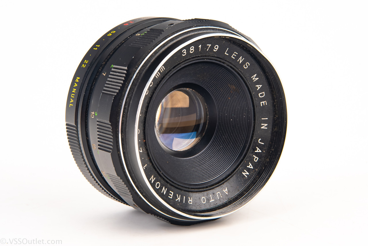 M42 Mount Ricoh Rikenon Auto 55mm f/2.8 Standard Prime MF Lens
