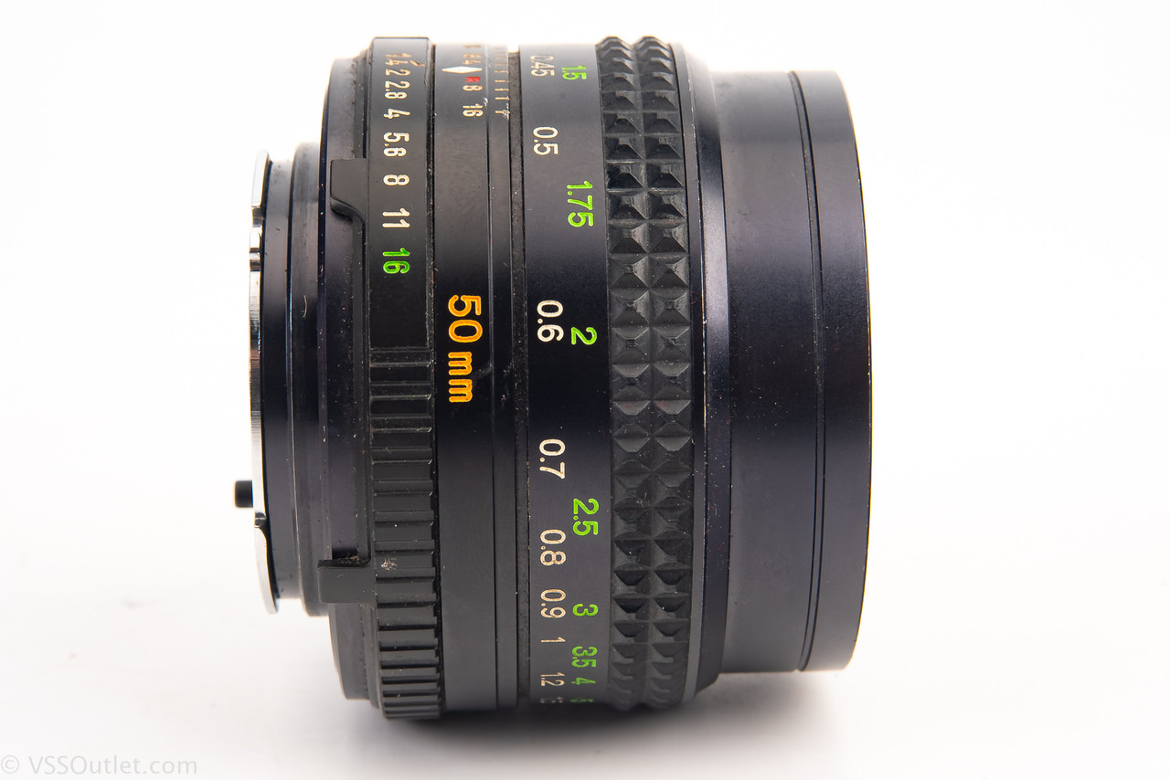 Minolta MD Rokkor-X 50mm f/1.4 Fast Prime Lens for SR MC MD