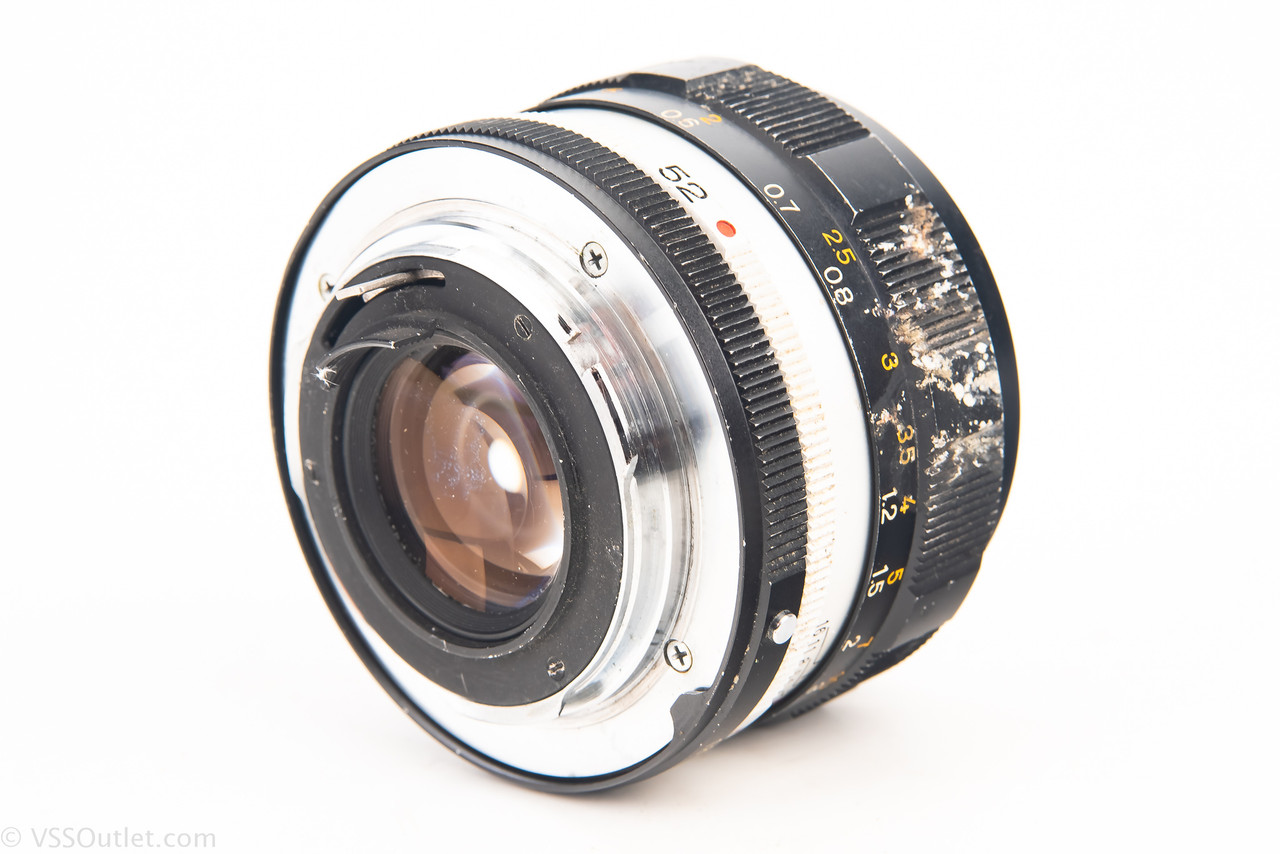 Konica Hexanon 52mm f/1.8 Prime Lens with Rear Cap for AR Mount