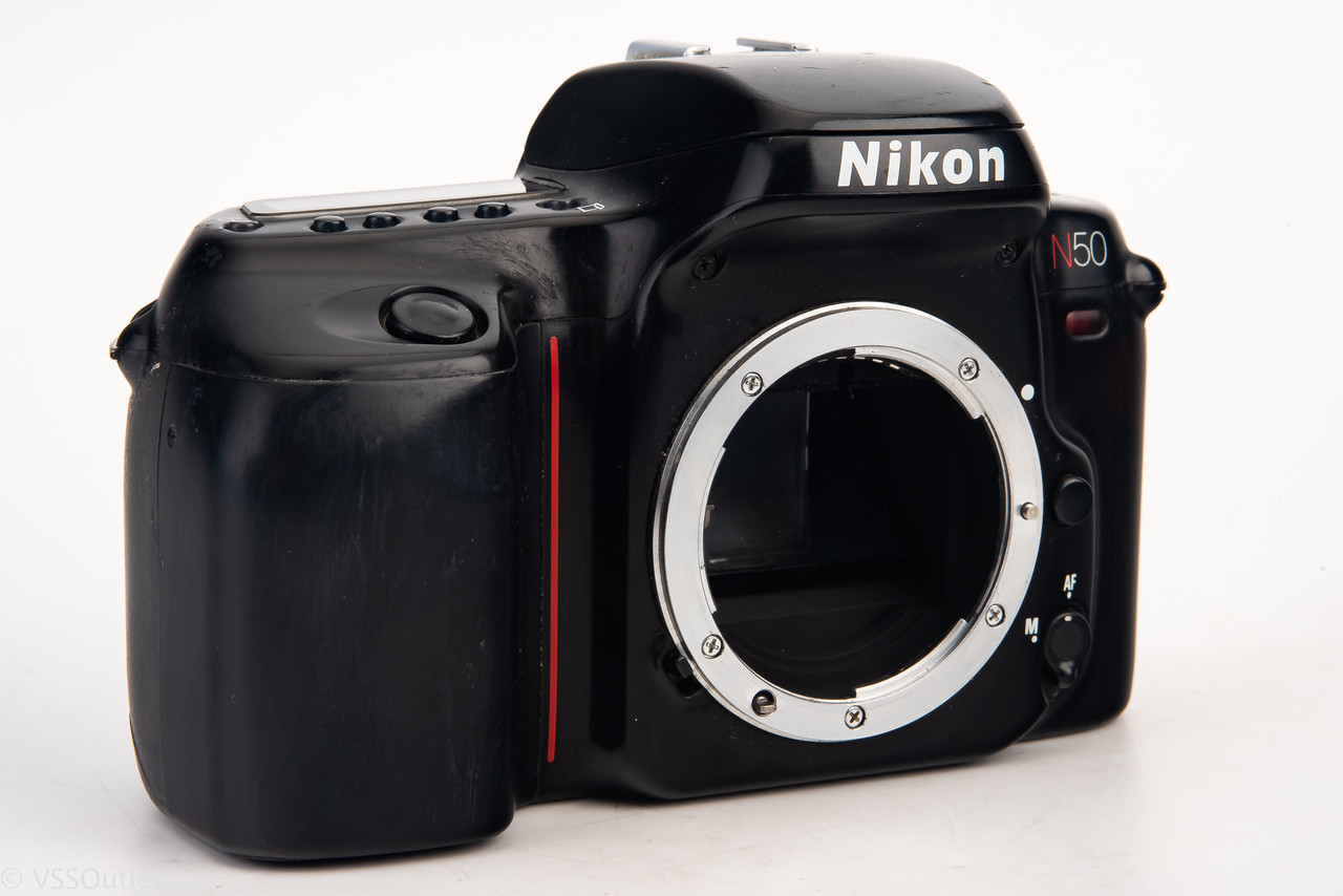 Nikon N50 F50 35mm SLR Film Camera Body Tested Works F Mount