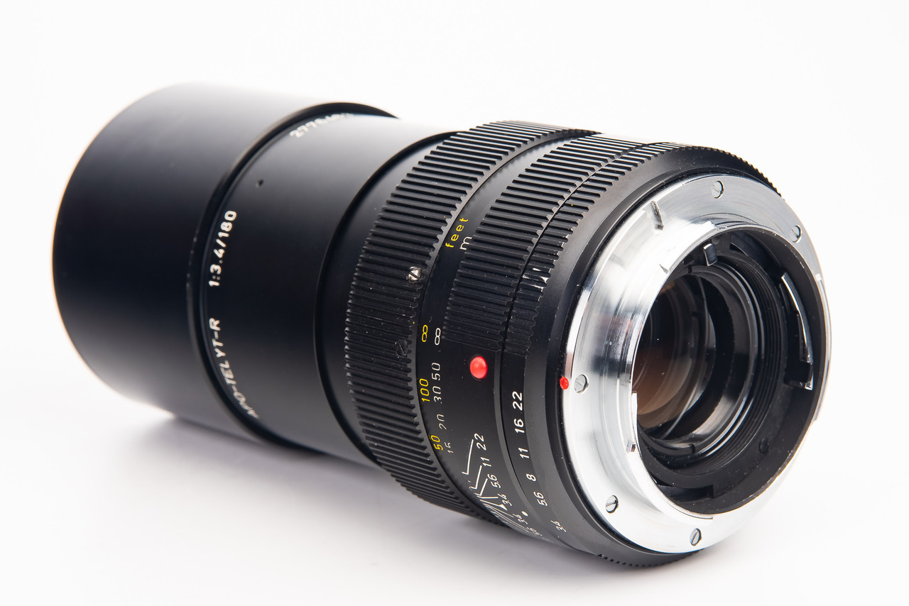 Leica Leitz Canada APO-Telyt-R 180mm f/3.4 MF Telephoto Lens w Cap R ...