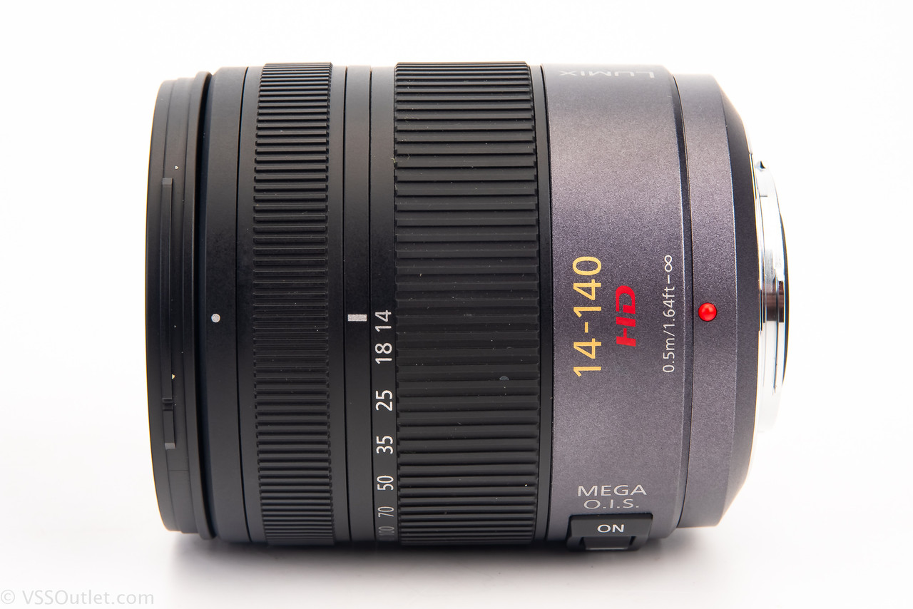 MFT Mount Panasonic Lumix G Vario 14-140mm f/4~5.8 Mega O.I.S Lens