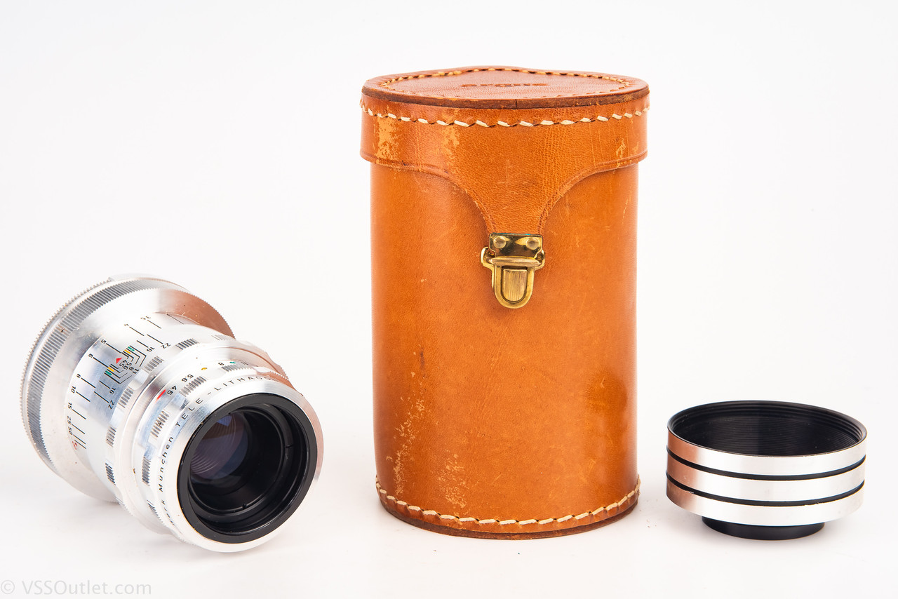 Enna Werk Munchen Tele-Lithagon 100mm f/4.5 Lens in Case for Argus