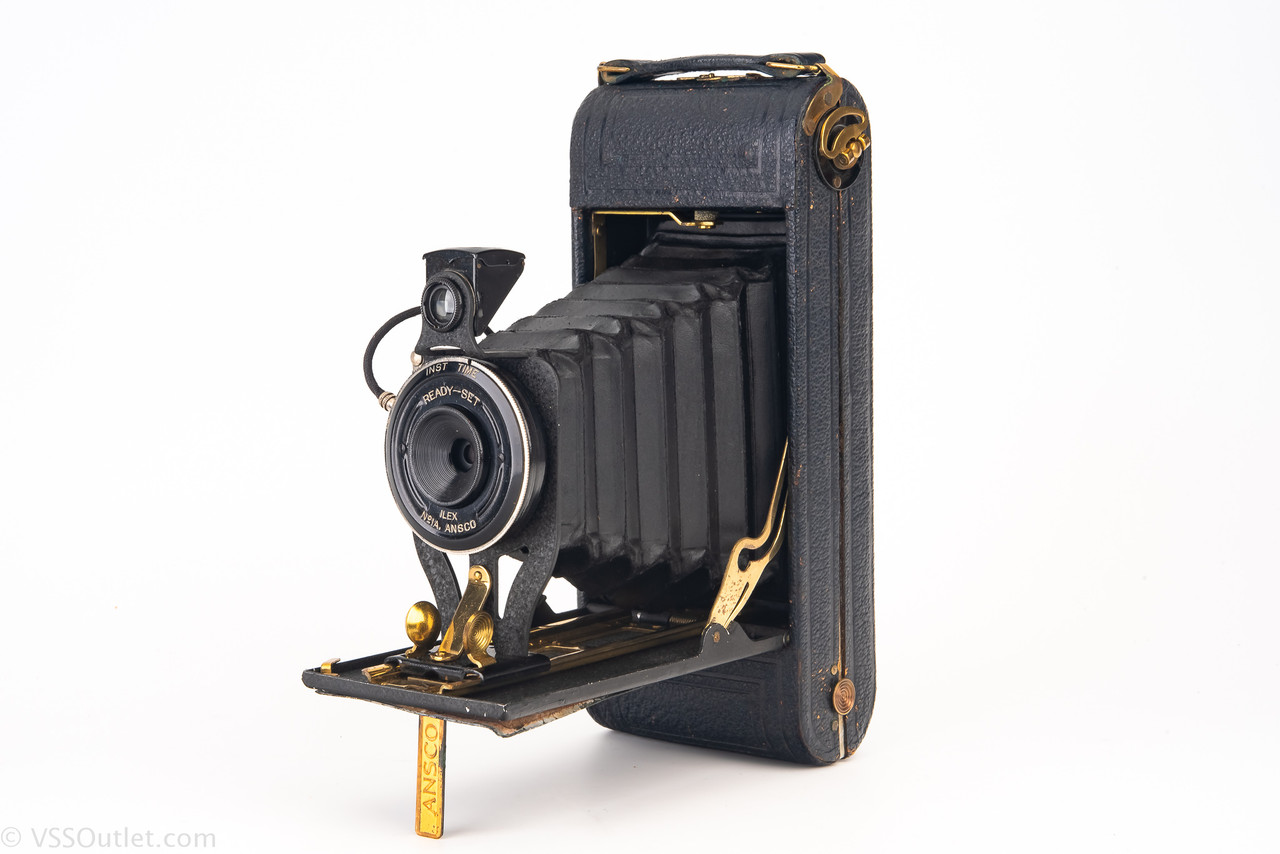 Ansco No 1A Readyset De Luxe Model 116 Film 2 1/2 x 4 1/2 Camera