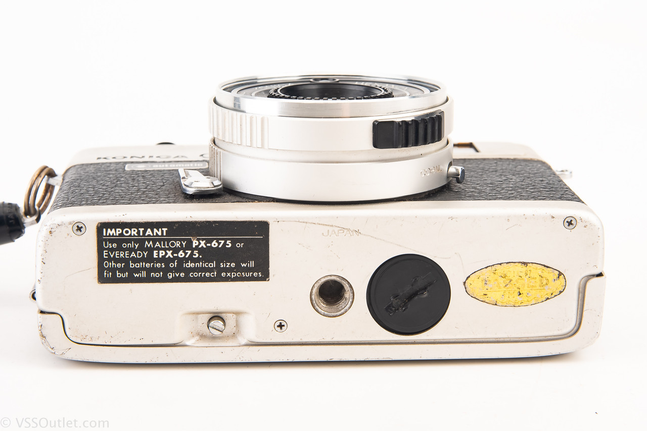 Konica C35 Compact 35mm Film Rangefinder Camera with Hexanon 38mm
