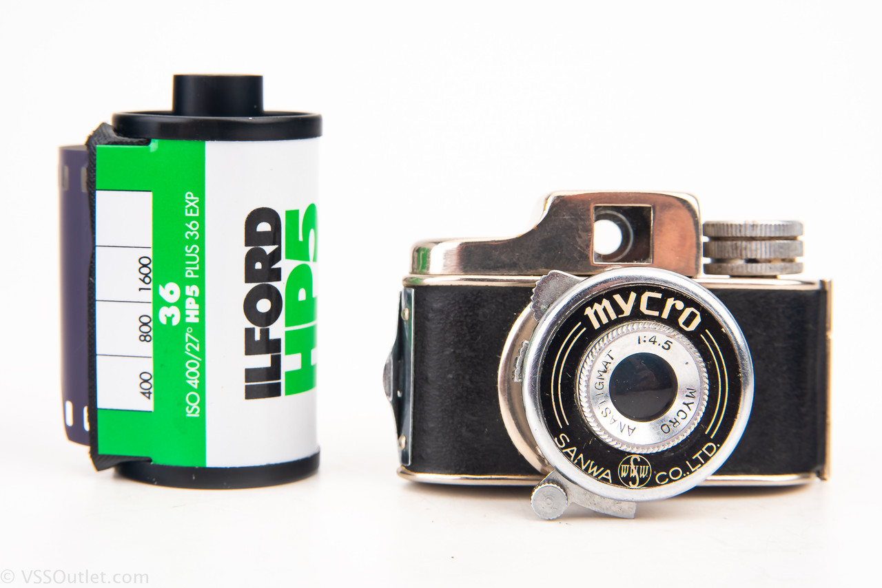 Sanwa Mycro Subminiature Camera 14x14mm Exposures on Rollfilm