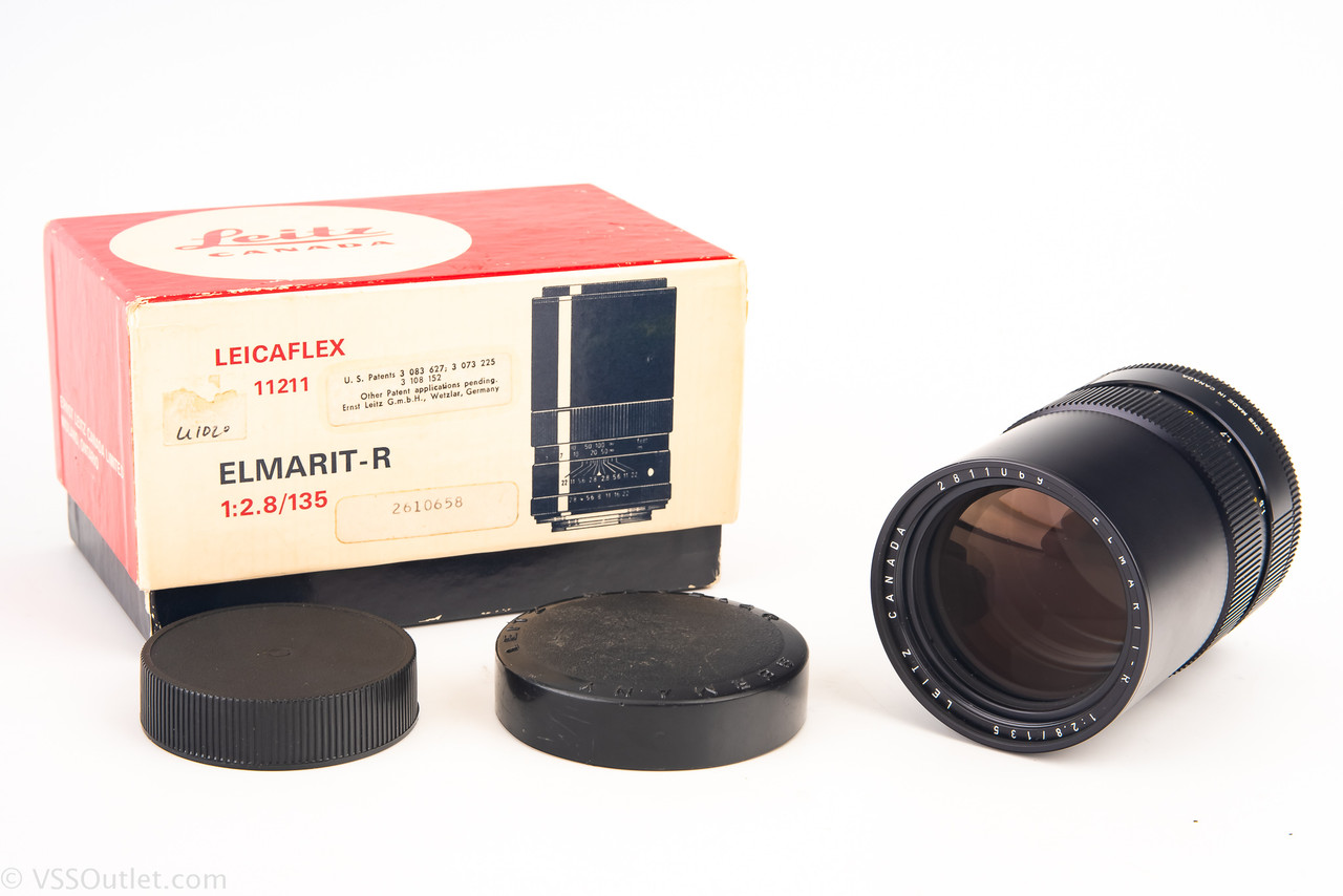 Leica Leitz Elmarit-R 135mm f/2.8 3 Cam MF Portrait Lens for R