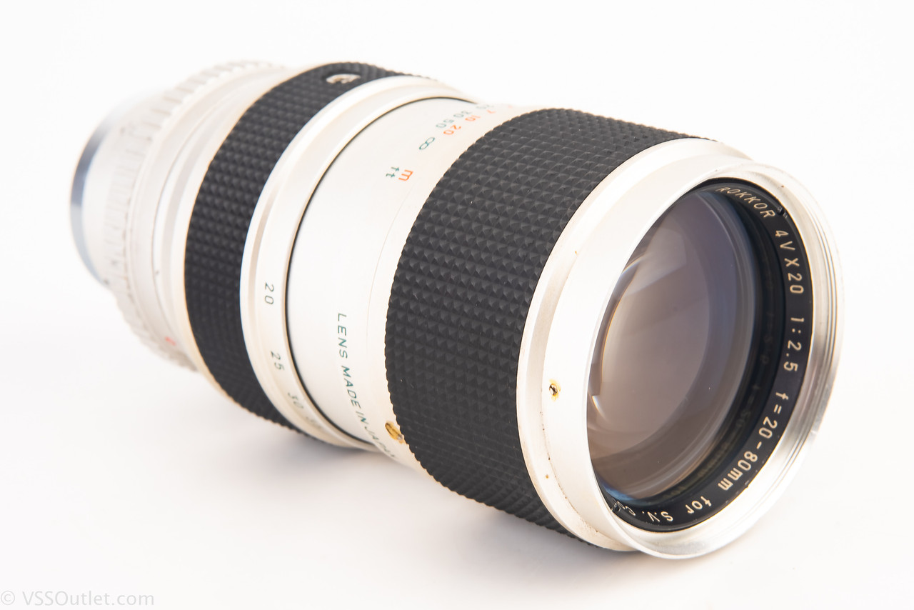 Minolta TV Zoom Rokkor 4V X 20 20-80mm f/2.5 Cine Lens for S.V