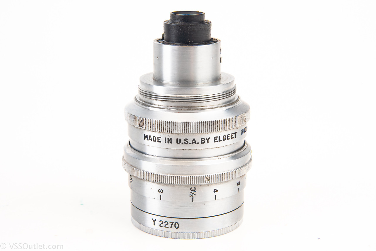 Elgeet 38mm f/1.5 Cine Tel E Lens with Kodak M Mount Adapter V24
