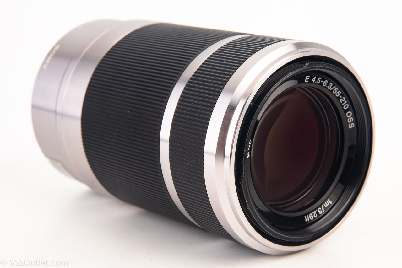 Sony E 55-210mm f/4.5~6.3 OSS Telephoto Zoom AF Lens Chrome