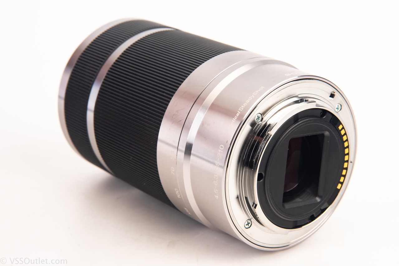 Sony E 55-210mm f/4.5~6.3 OSS Telephoto Zoom AF Lens Chrome