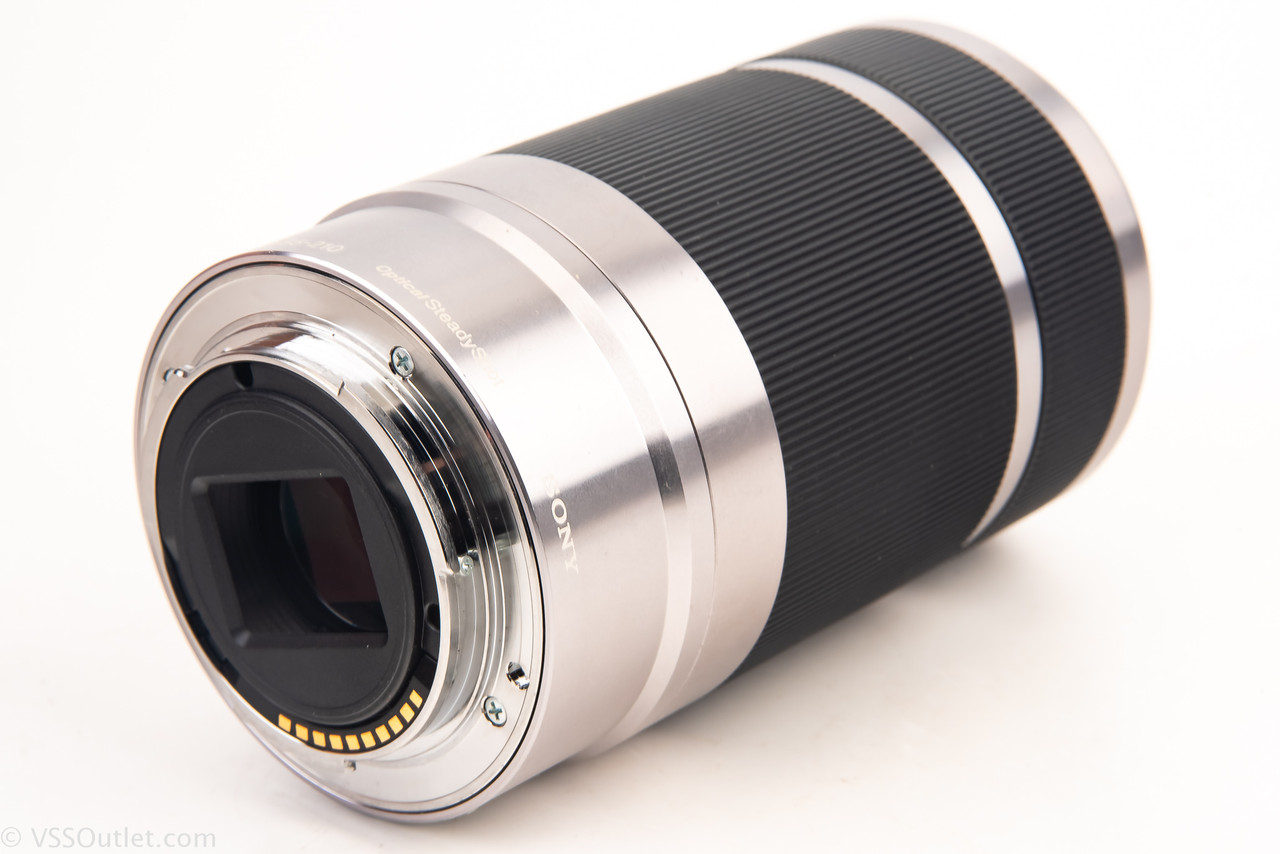Sony E 55-210mm f/4.5~6.3 OSS Telephoto Zoom AF Lens Chrome