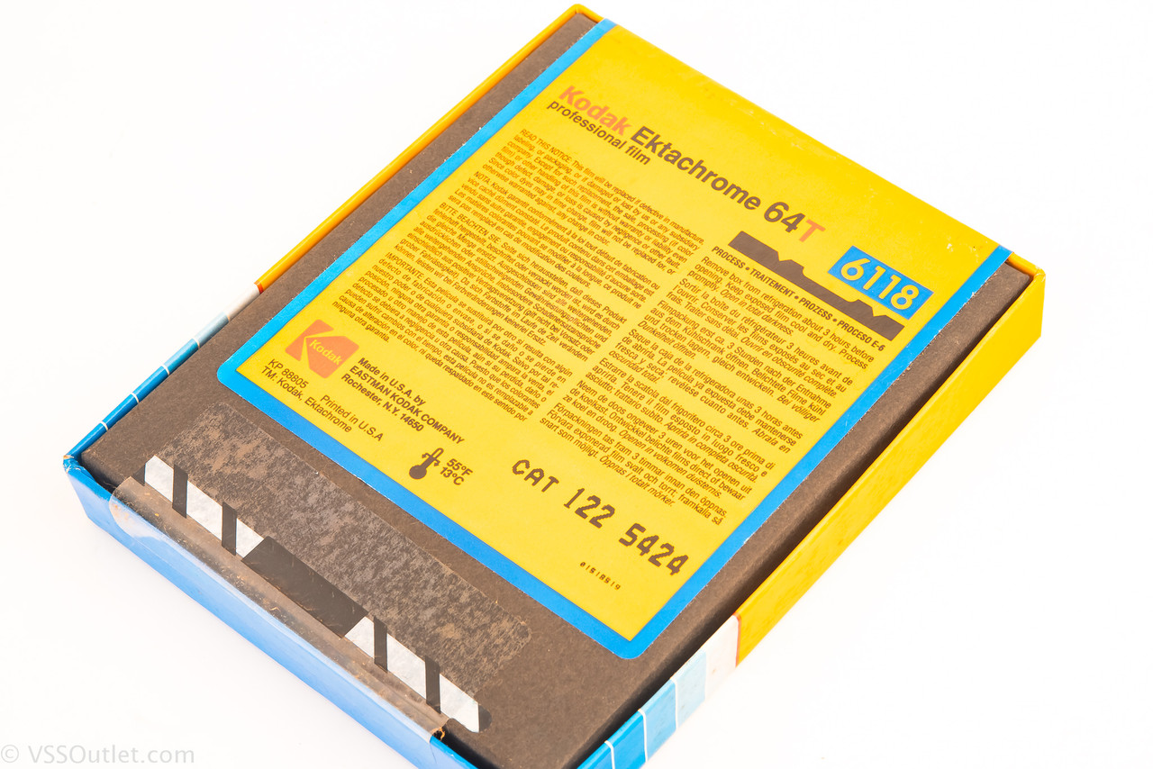 Kodak Ektachrome 64T 6118 4x5'' Large Format Film Box of 10