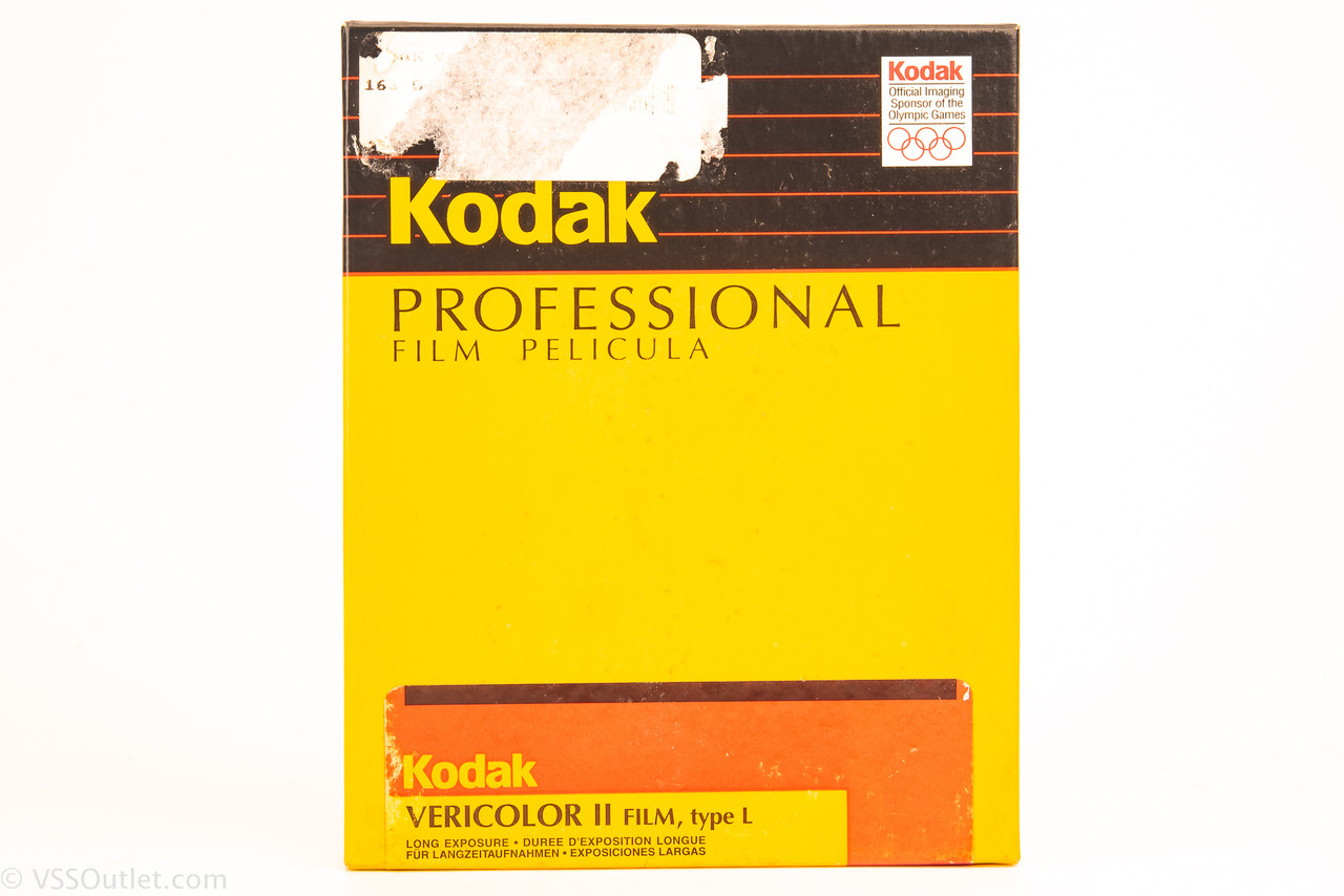 Kodak Vericolor II Type L VPL 4108 4x5 Large Format Film Box of 10