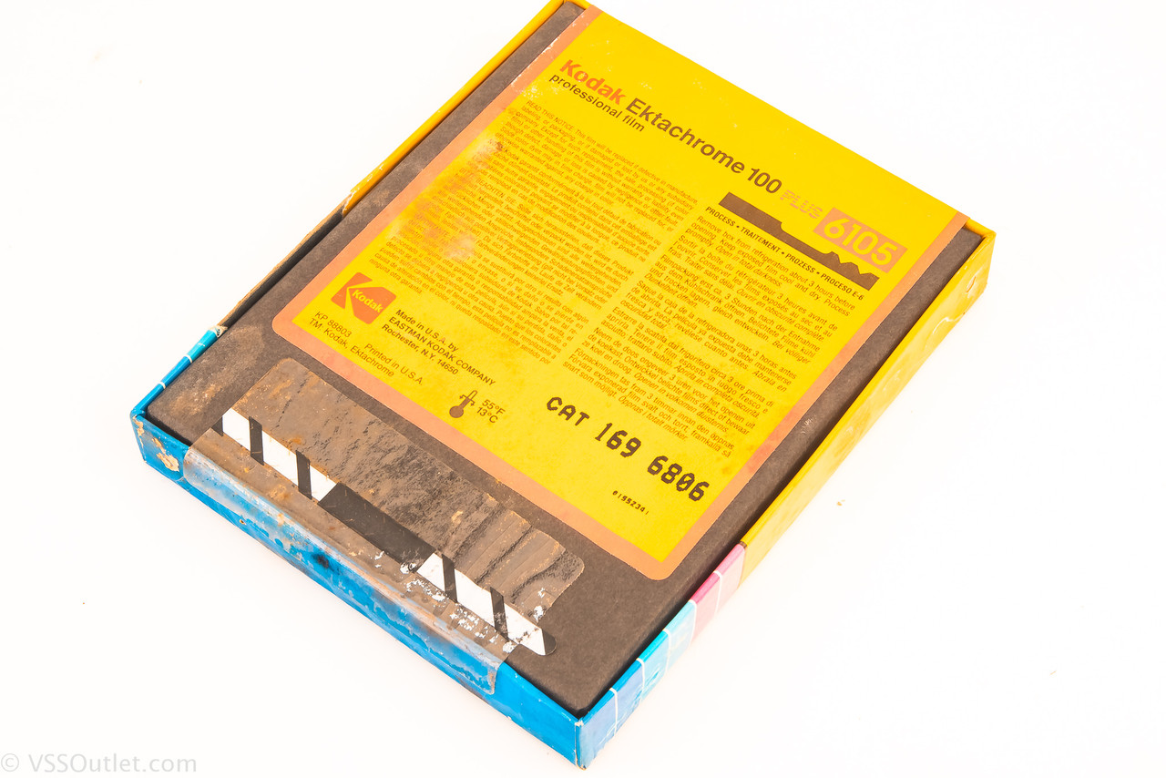 Kodak Ektachrome 100 Plus 6105 4x5'' Large Format Film Box of 10