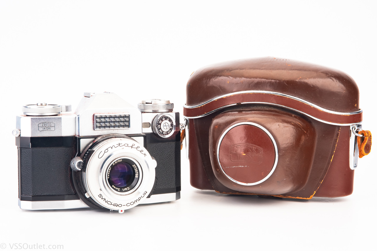 Zeiss Ikon Contaflex Super 35mm SLR Film Camera with Tessar 50mm f 