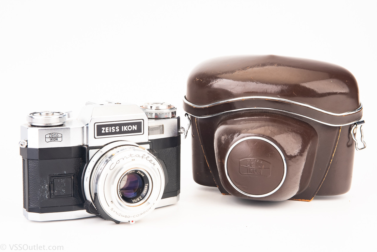 Zeiss Ikon Contaflex S Matic 35mm SLR Film Camera w Tessar