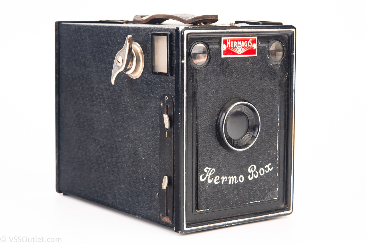 Hermagis Hermo Box 120 Roll Film 6x9cm Box Camera Vintage V23