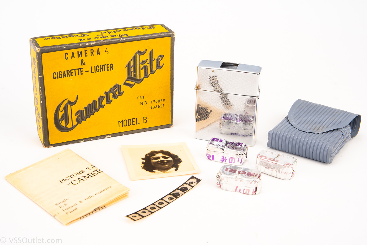 Suzuki Kogaku Camera Lite Model B Lighter Combo in Box with