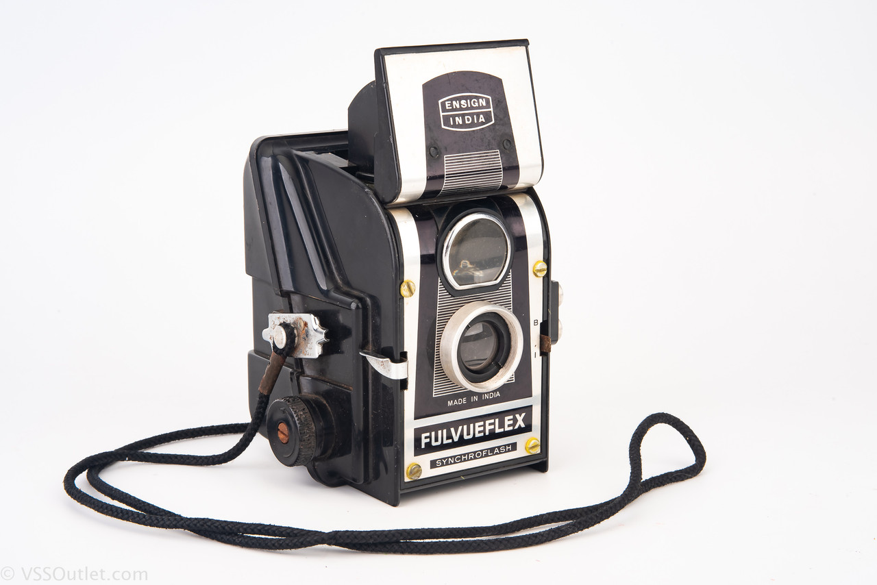 Houghton Ensign India Fulvueflex Synchroflash 120 Film 6x6 TLR