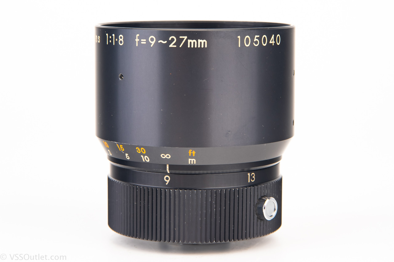 Olympus 9-27mm f/1.8 Zoom Cine Lens for 8mm in Case with Cap