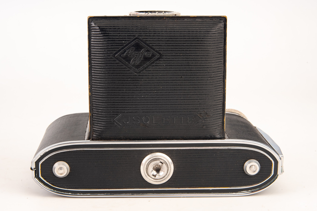 Agfa Isolette Jsolette Folding 6x6 120 Roll Film Camera w Apotar