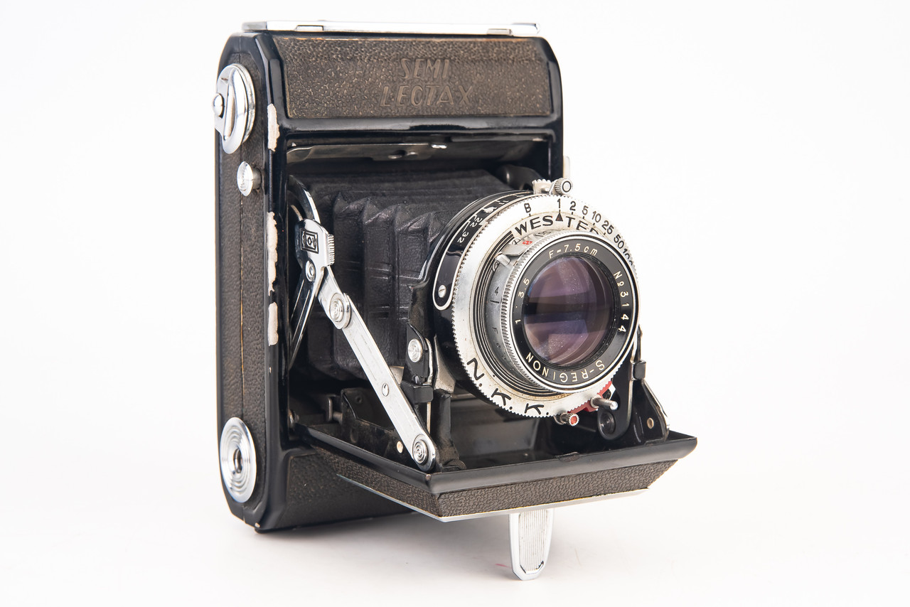 SOW Semi Leotax 4.5x6cm Folding 120 Film Camera with 75mm f