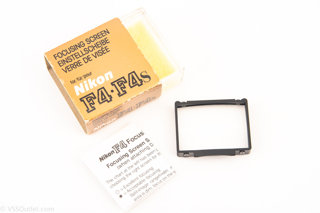 Nikon F4 F4s Focusing Screen Type E Matte/Fresnel 5 & 12mm Circles