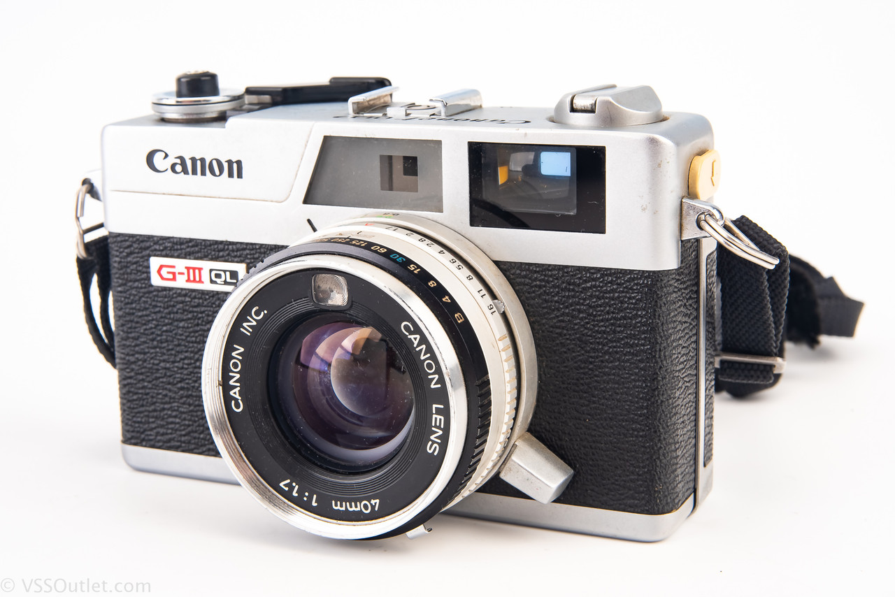 Canon Canonet QL17 G-III 35mm Rangefinder Film Camera with 40mm f