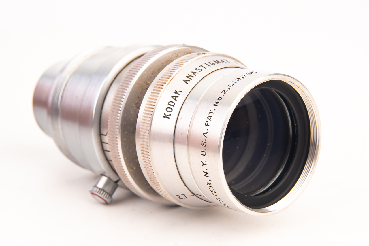 S Mount Kodak Anastigmat 63mm f/2.7 Motion Picture Cine Lens in