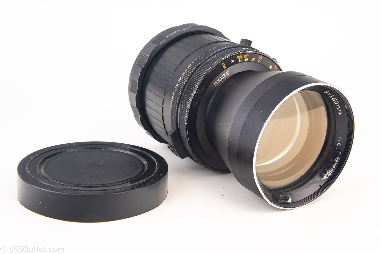 Mamiya Sekor 250mm f/4.5 Lens with Rear Cap for RB67 Pro S SD 