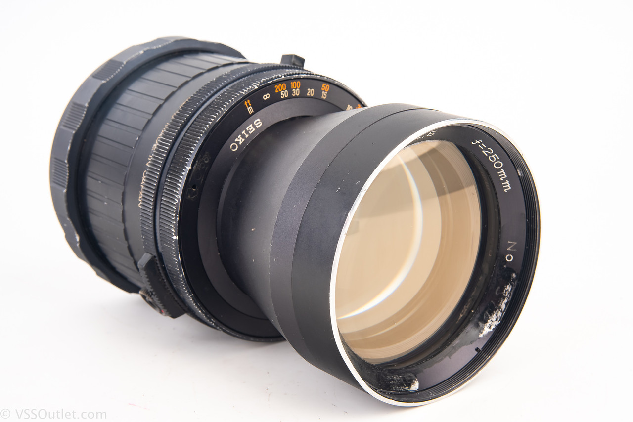 Mamiya Sekor 250mm f/4.5 Lens with Rear Cap for RB67 Pro S