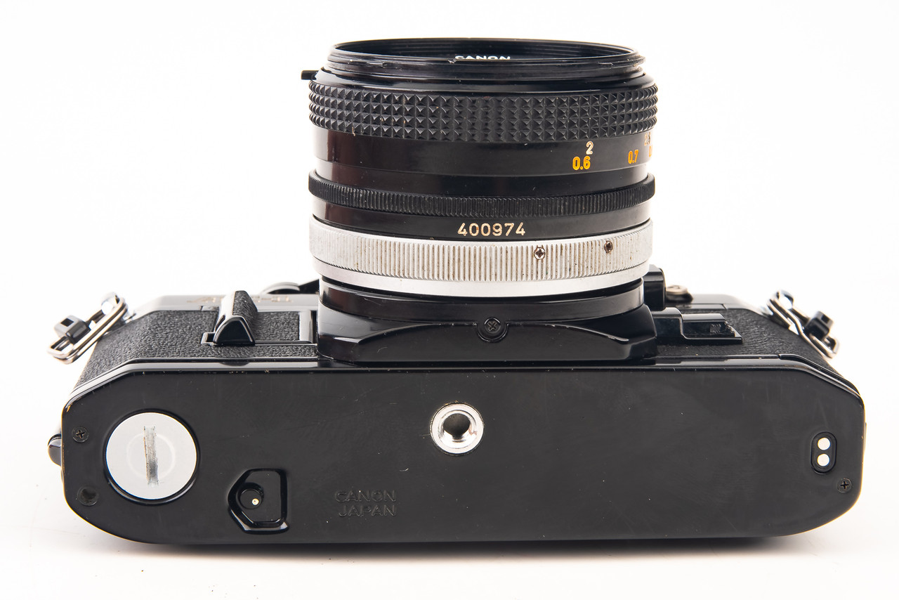 Canon AE-1 35mm SLR Film Camera with FD 50mm f/1.8 S.C. Lens