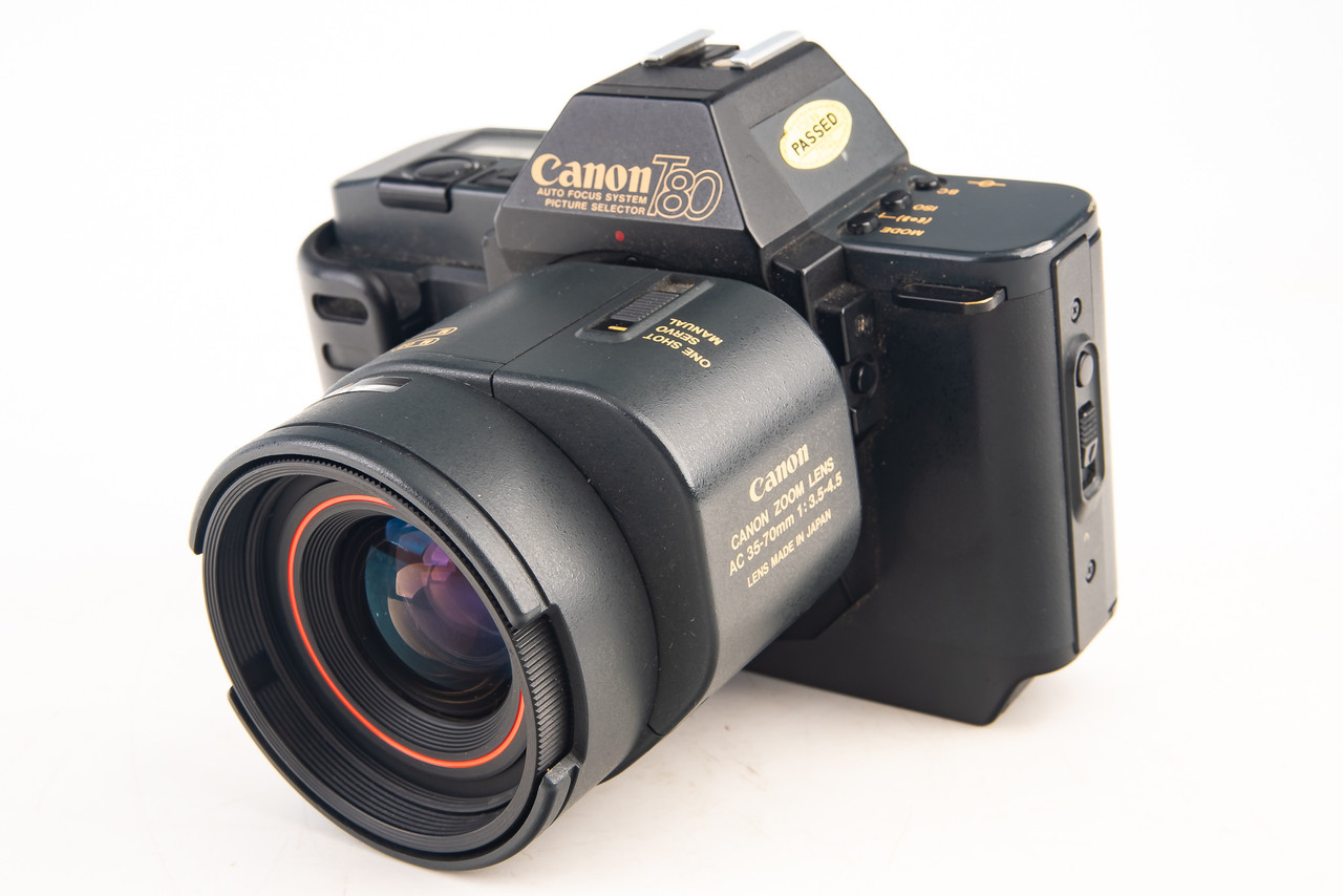 フィルムカメラ　キヤノンT80＋ACレンズコンプリートセット フィルムカメラ キヤノンT80＋ACレンズコンプリートセット 【公式通販】