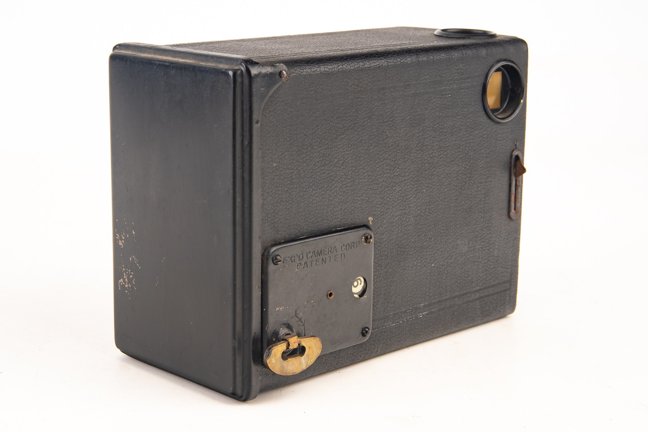 Expo 1926 Easy-Load Black Box Camera 4x6cm Exposure on Rollfilm