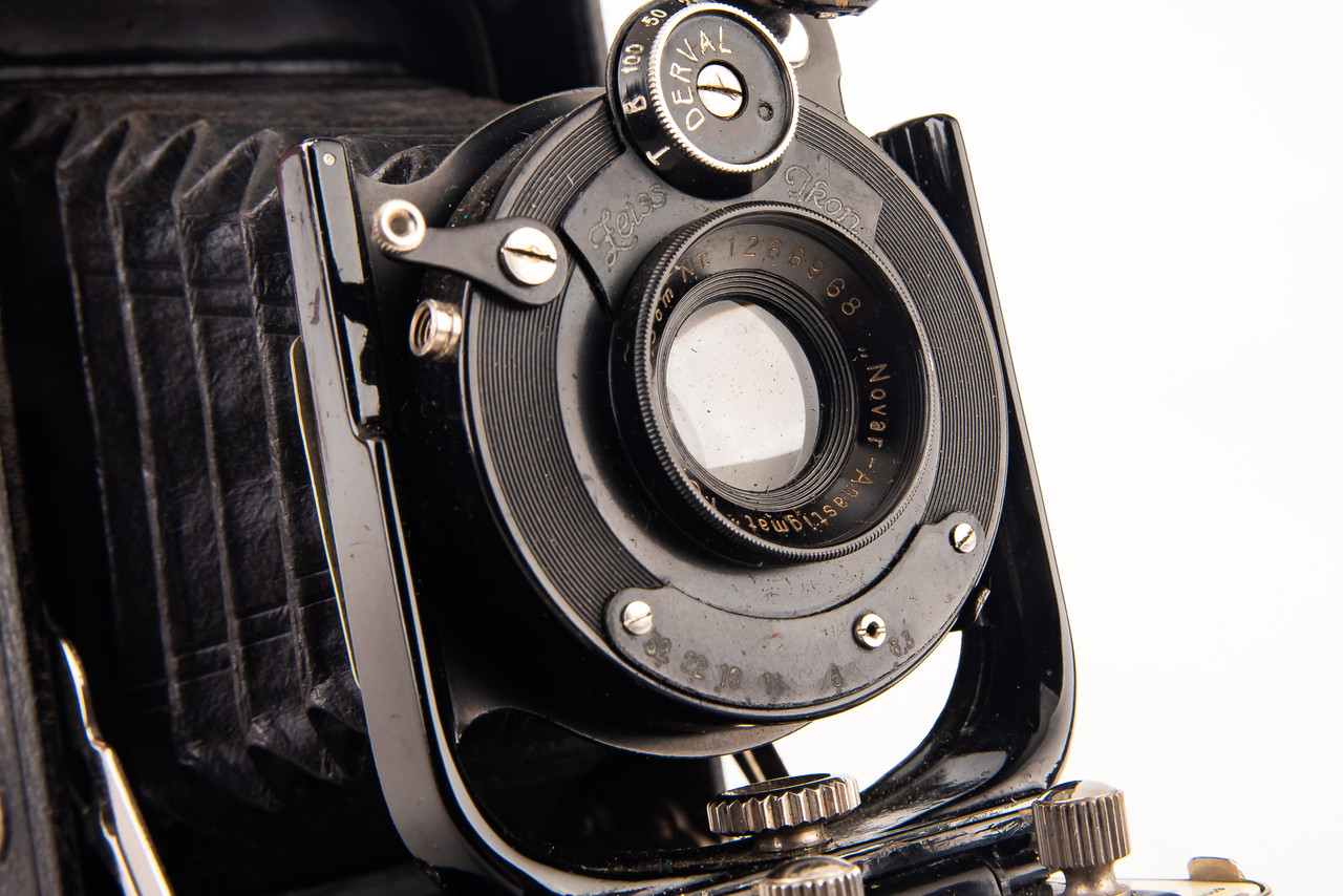 Zeiss Ikon Volta 135/3 6.5x9cm Folding Plate Camera w Novar
