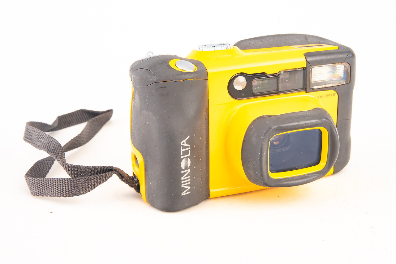 Minolta Vectis Weathermatic Zoom IX-Date APS Film Camera in Box w