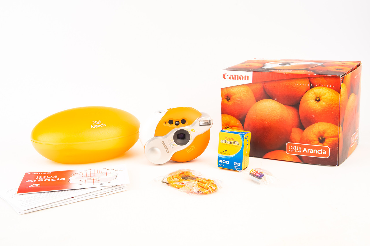 Canon IXUS Concept Arancia Elph APS Film Camera in Box MINT Limted