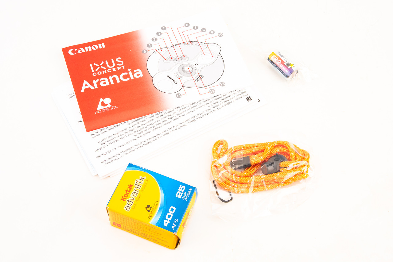 Canon IXUS Concept Arancia Elph APS Film Camera in Box MINT Limted