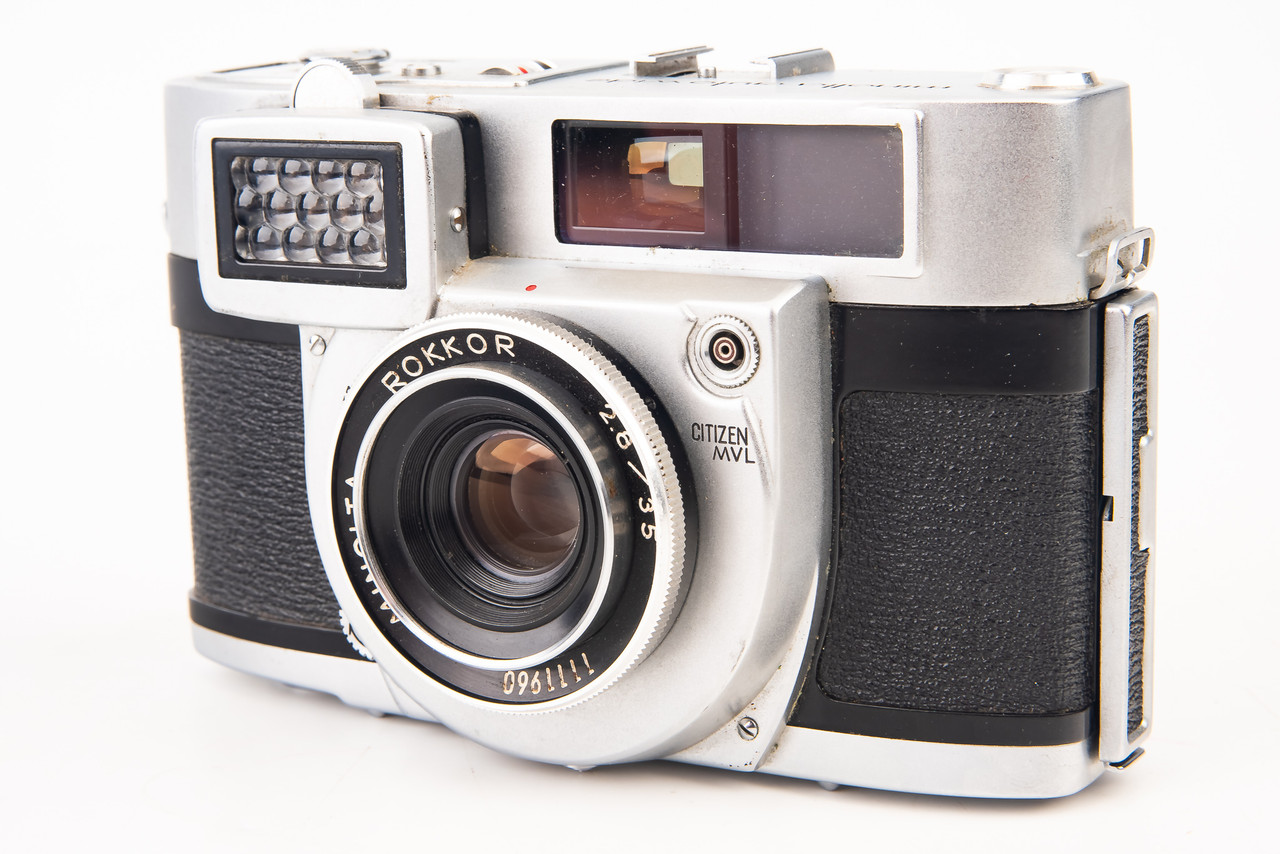 Minolta Autowide 35mm Film Rangefinder Camera with Rokkor 35mm f