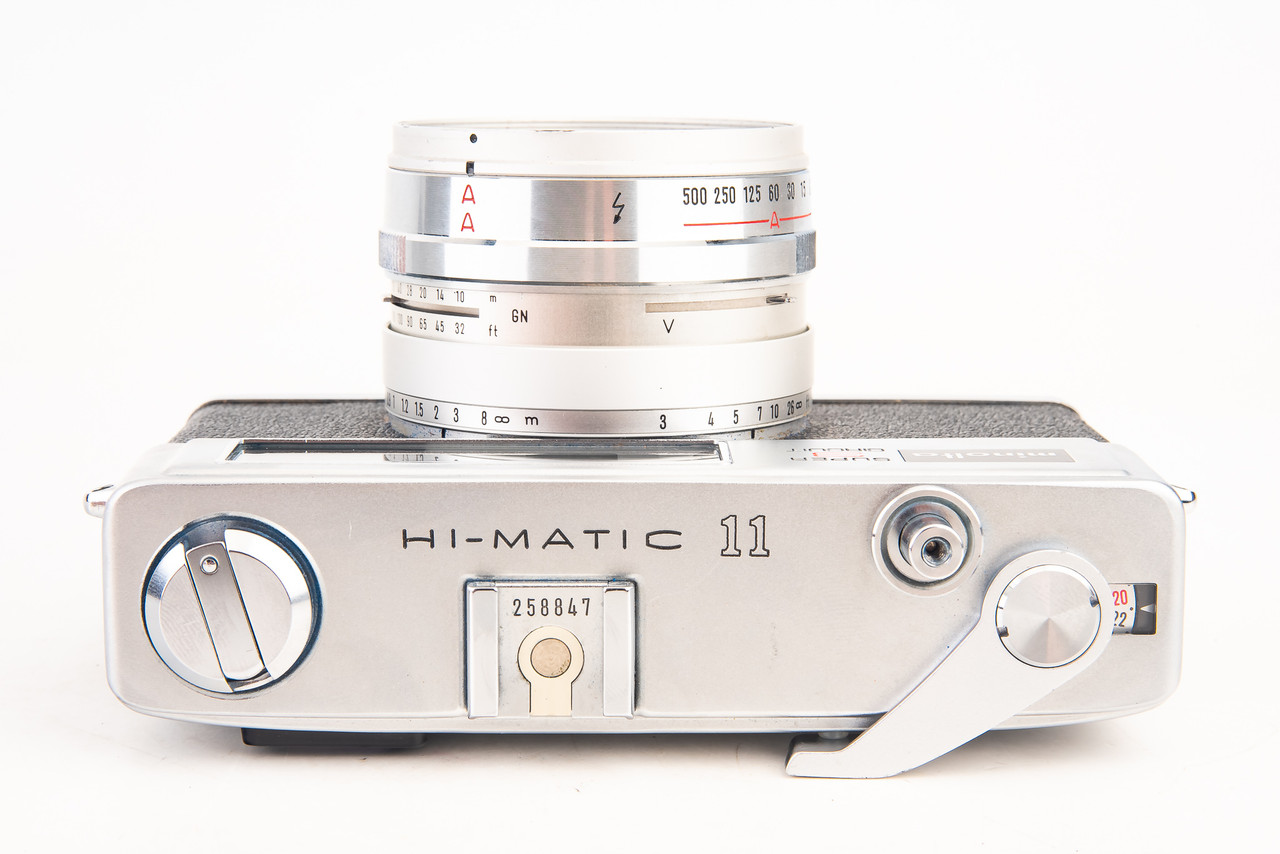 Minolta Hi-Matic 11 Super 3 Circuit 35mm Film Rangefinder