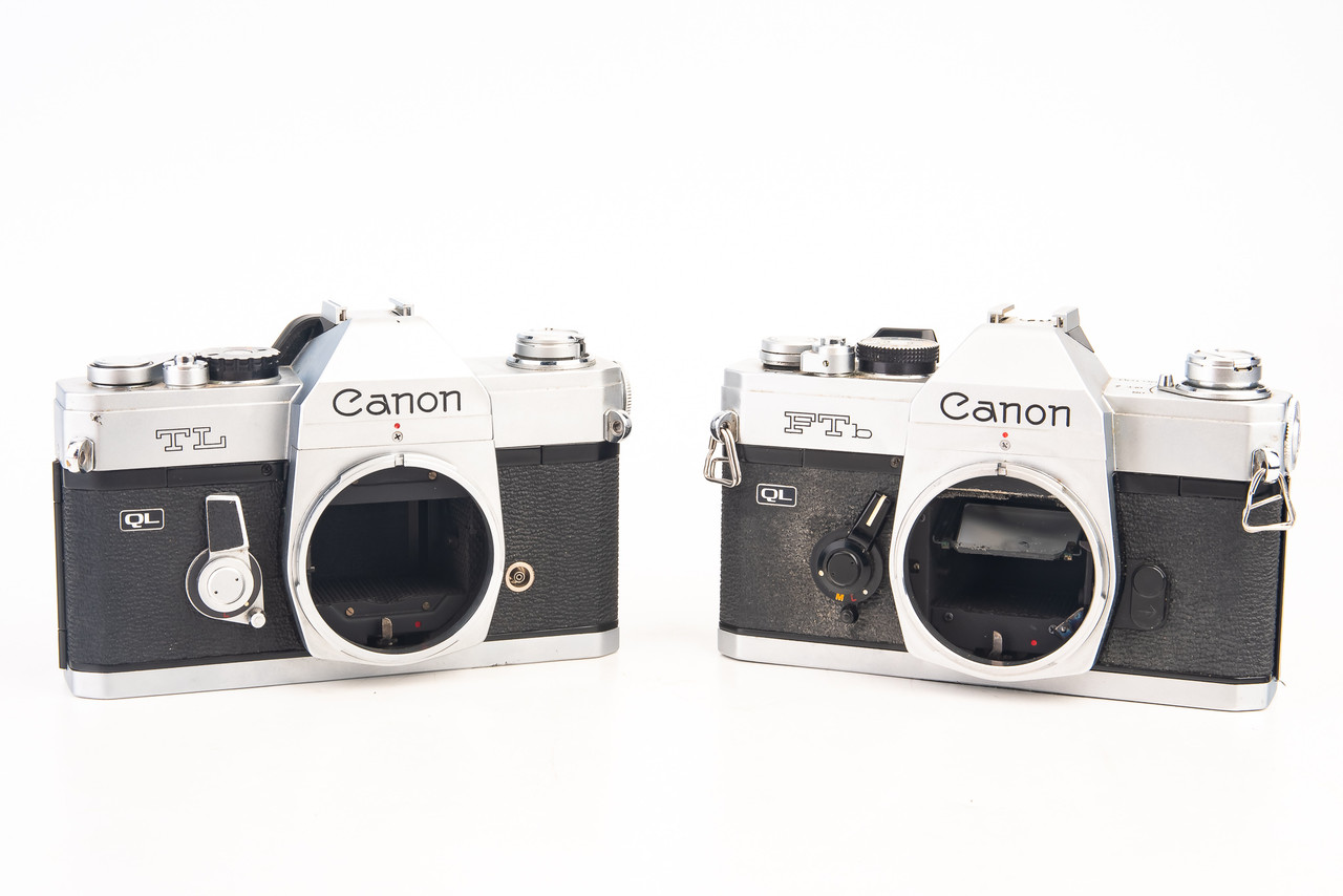 Canon FTb QL and TL 35mm SLR Film Camera Bodies FL / FD