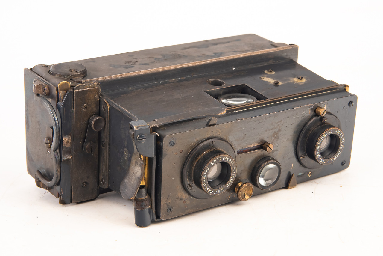 Richard Jules Verascope No.4 Model 1903 45x107mm Plate Stereo