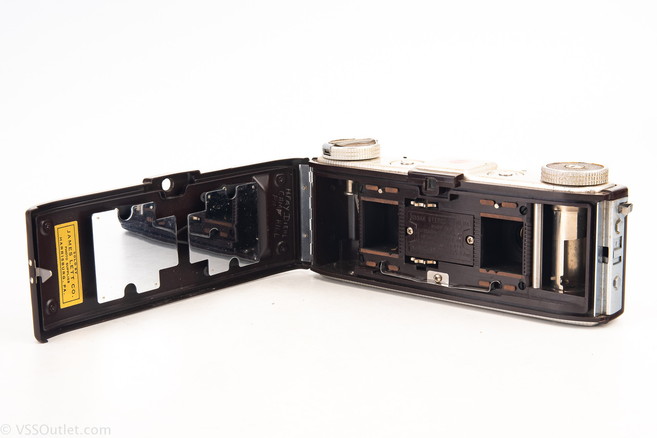 Kodak Stereo 35mm Film Camera with 35mm f/3.5 Lens AS-IS for PARTS