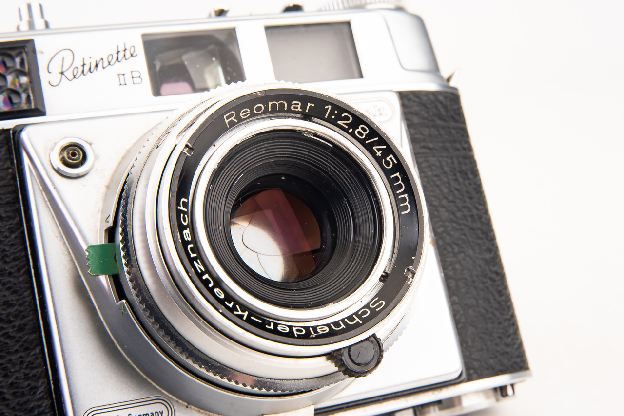 Kodak Retinette IIB 35mm Film Rangefinder Camera with Reomar 45mm