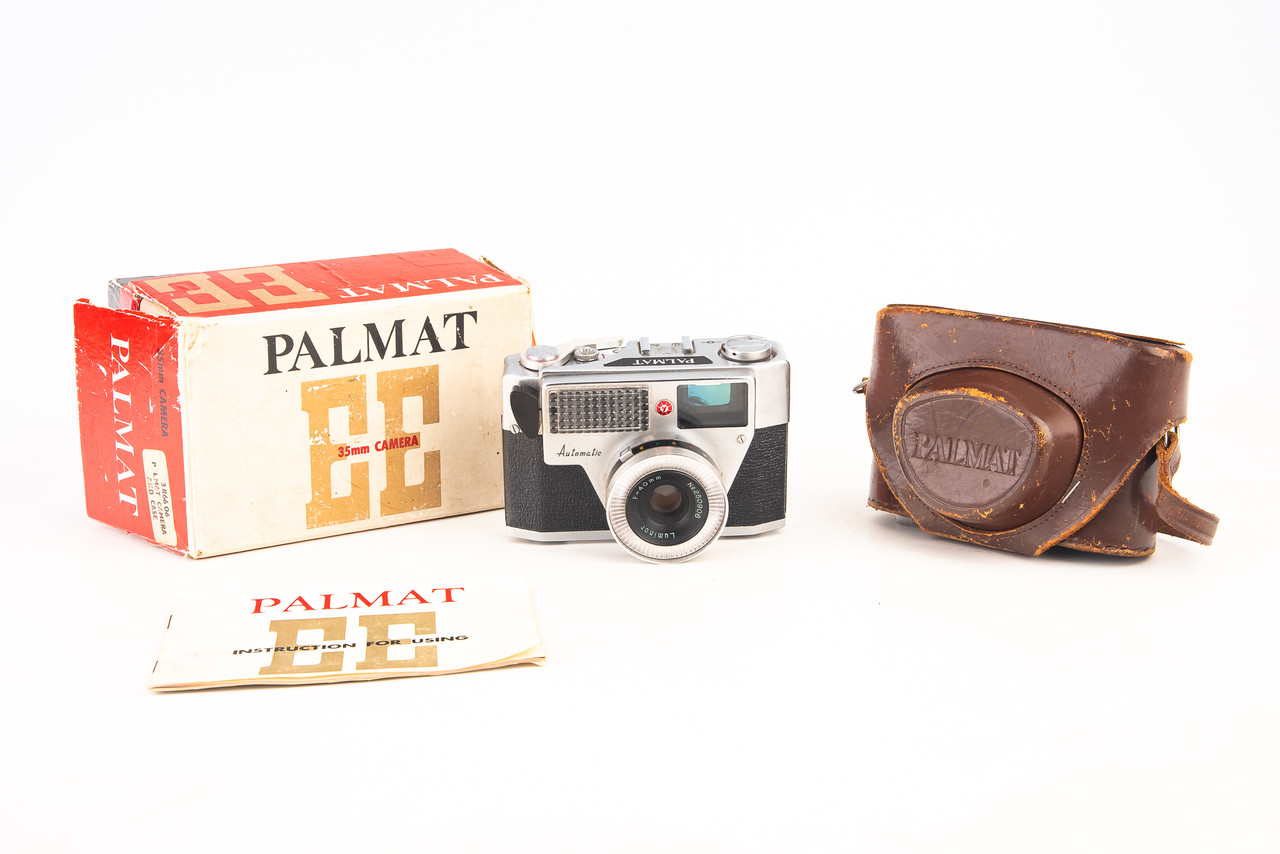 Yamato Palmat Automatic EE 35mm Viewfinder Camera in Case and Box