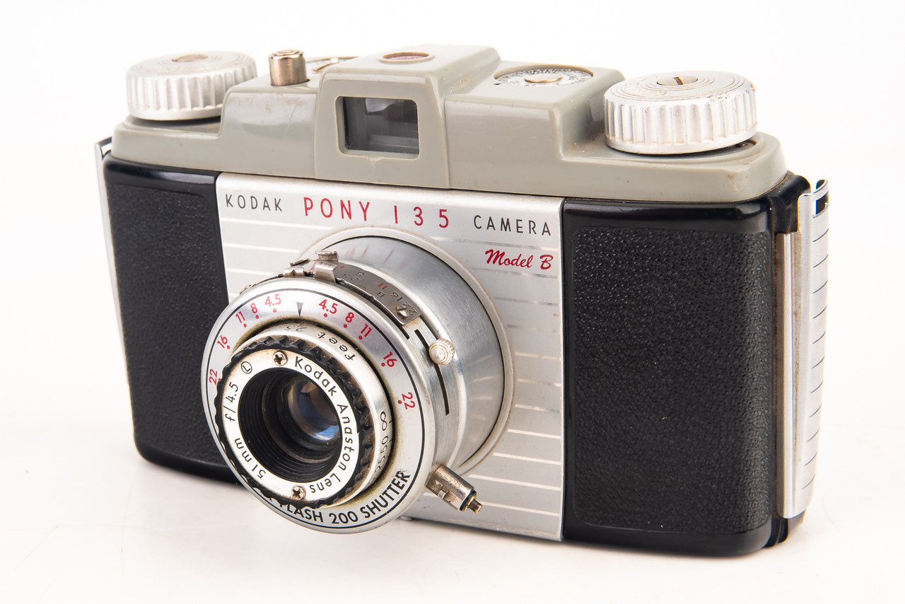 Kodak Pony 135 Model B Camera With 51mm f/4.5 Lens Vintage